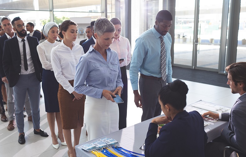 Using biometric authentication for registration speeds-up the check-in process and alleviates the staff that have the task of checking-in guests.